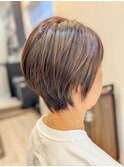 襟足の調節がショートの要