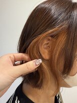 カーシャ サヴォイ(CA'SHA SAVOY)&nbsp;オレンジベージュイヤリングカラー♪ブリーチ一回より可能です！