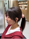 顔周りカット/小顔に見せるヘア