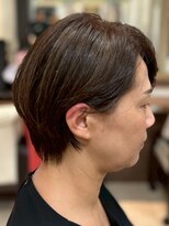 ヘアークリアー 春日部 ミセス 首元すっきり軽やかハンサムショート 美シルエット
