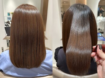 ビオラバイフーガ 綱島(Viola by FUGA)の写真/ダメージケア×縮毛矯正を実現！髪質改善トリートメントを駆使し、ケアと自然なストレートをご提案◎