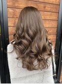 20代30代◎冬の透明感ブリーチなしミルクティーベージュ