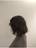 顔周りもしっかりと!ボブパーマ!