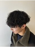 波巻きパーマメンズパーマメンズカット