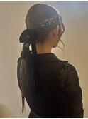 結婚式お呼ばれヘアセット