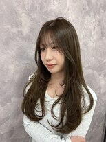 シオ ヘアー デザイン(Sio. hair design) ロングのhigh layer style