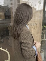 ニコリヘアワークス(nicori hair works) ロング×ニュアンスレイヤー×シアーベージュ1