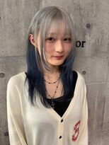 Nuuk 立川 ケアブリーチ/ハイトーン/ブリーチ【ヌーク】&nbsp;ミルクティーブロンド/ケアブリーチ/レイヤーカット/立川/立川駅