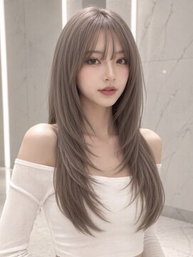 ランテルディ 渋谷(LANTERDIT) 韓国風レイヤー/ロング/薄め前髪