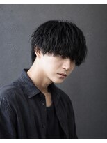 メンズリュール 心斎橋(Men's Lueur.) サーフカール ツイストスパイラル ツイスパ ラウンドマッシュ