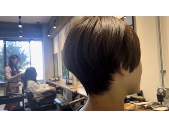 カスクバイブラァー(CASK BY BRAH)の写真/シルエットと質感が綺麗に再現！ハンドブローだけで形が決まるショートヘアを★