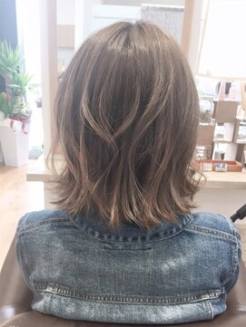 アーツヘアー JR上熊本駅店(ARTS@HAIR) ∇シースルー外ハネボブ