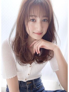 アリスバイアフロート 自由が丘(ALICe by AFLOAT) レイヤーひし形ロング（インナーカラースパイラル