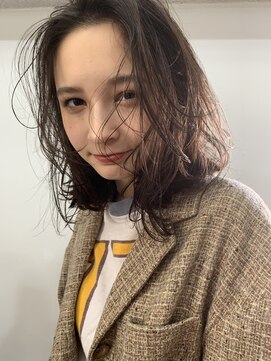 アスター(astar) 【astar】フラットボブ　シースルーレイヤー