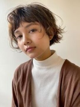 ガレージ バイ グリーン 原宿 表参道(Garage by green) 【loki】ショートニュアンスパーマ