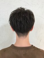 カモン(CAMON) メンズフェザーマッシュショート×ツーブロック