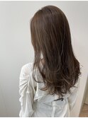 レイヤーカット☆くすみブラウン