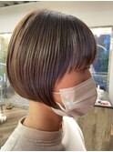 ［toe松山］オトナのミニボブ/骨格矯正カット
