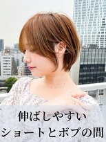 アマトウキョウ 表参道(AMA TOKYO)&nbsp;韓国ヘアー　顔まわりレイヤー　横顔美人　大場猛