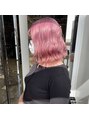 シンティアバイアルティナ 渋谷店(Cyntia by artina) 色落ちはホワイト系にホワイトピンク