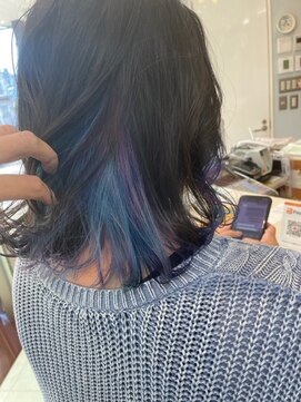 髪技空間アノン(anon) インナーカラー