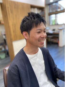 カルム(Calme) メンズカット/刈り上げ/短髪アップバング