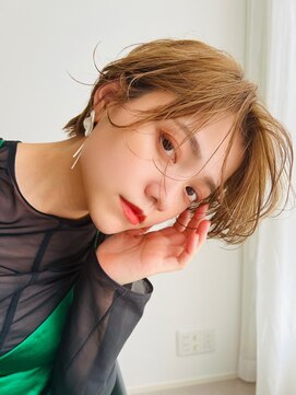 ケイト(kate) 【kate 大宮】大人あざとハンサムショートxアプリコットベージュ