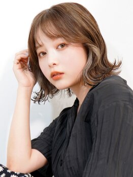 ラフィス ヘアー メリー 桂川店(La fith hair merry)の写真/【洛西口駅徒歩5分】インナーカラー(ブリーチ込)¥7000★アディクシーカラー+似合わせカット+ベースTr¥7900