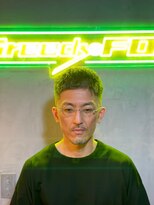 グリーディーフォックス 三軒茶屋(GreedyFOX)&nbsp;波巻き/マッシュパーマ/ウルフ/ハイライト<理容室>三軒茶屋