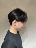 センターパート/ニュアンスパーマ/メンズスタイル