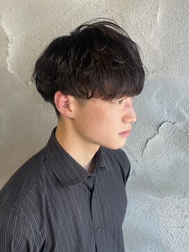 ニアウ 高崎店(Niau) マッシュニュアンスシャドウパーマ群馬高崎眉毛センターパート