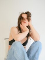 ディジョン(Dijon)&nbsp;韓国顔まわりレイヤーカットグレージュオリーブベージュブラウン