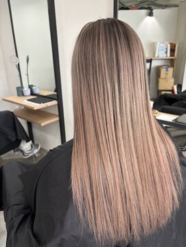 ラフ 難波店(LAFF) #セミディ#シアカラー#ショートヘアー#姫カット#ダークアッシュ