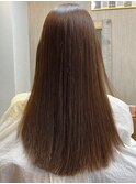縮毛矯正ストレート ロング