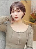 ふんわりショート小顔ヘア簡単スタイリングツヤ髪スタイリング
