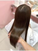 【バージンレミーエクステ】ウォームブラウン・韓国ヘア