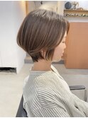 丸みショート/ワンカール/スタイリング簡単