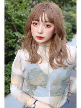 エトラ 渋谷店(etora) ★こなれミディ イメチェンくびれレイヤー 小顔 ネビージュ