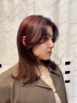 クリアーオブヘアー 一社店(clear OF HAIR) つやっとカシスカラー