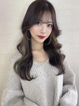 ルイマダーナ 栄店(LOUIMADNA) インナーベージュ/韓国ウェーブ/シースルーバング