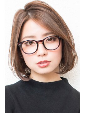 モニカ 西宮北口(Monica) 前下がりボブ・  内巻きワンカール・  ボブショート・暗髪