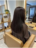 【人気色】ライラック色白髪ぼかしロングヘア
