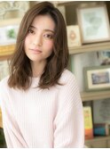 アシンメトリー外国人風小顔なみなみウェーブh3戸頭20代30代40代