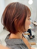 ロミー 本厚木(ROMMY.) 20代~50代☆丸みくびれヘアショート☆インナーカラーピンク