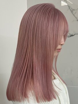 エトワール(ETOILE) 【神戸三ノ宮】くすみピンクカラー/ブリーチハイトーン