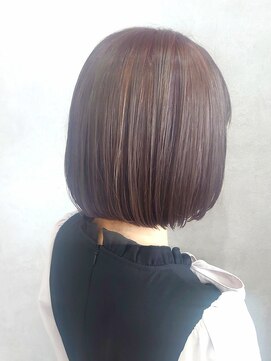 アニュー ヘア アンド ケア(a New hair&care) 秋色ココアブラウンのボブ◎透明感