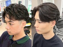 グッドタイムエフティフィフス 横浜西口(GoodTimes ft.fifth)の雰囲気（#シャドウパーマやニュアンスパーマがセンターパートに人気◎）