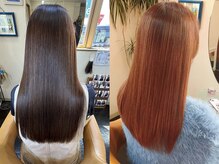 メテオカラー・縮毛矯正・トリートメントで艶髪を叶えます♪