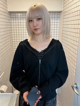 ペレ アネックス 大阪梅田茶屋町店(PELE ANNEX) ミディアムヘア/デザインカラー/フェイスフレーミング/梅田