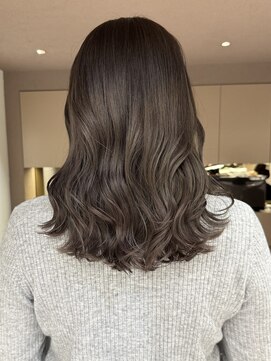 メゾンマイル 恵比寿(maison mile) オリーブグレージュ/透明感カラー/レイヤーカット/恵比寿駅